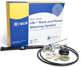 SeaStar Solutions No Feedback Rack and Pinion Steering Kit, Single