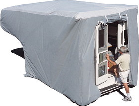 ADCO Truck Camper Cover, Gray SFS AquaShed Top/Gray Polypropylene Sides