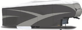 ADCO 5th Wheel Designer Series Tyvek Plus Wind RV Cover , Gray Polypropylene/White Tyvek