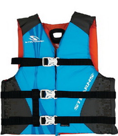 Stearns 2000029258 Anti-Microbial Vest&#44; Abstract Wave Youth