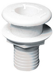 Forespar 906032 CF253 Marelon Hose Tailpipe Mushroom Head Thru Hull w/Nut&#44; White