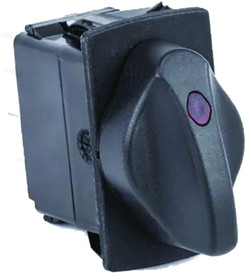 Sierra RS20020 Contura Rotary Switch, ON - OFF - ON Red Light