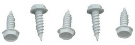 Ap Products White Hex Screw