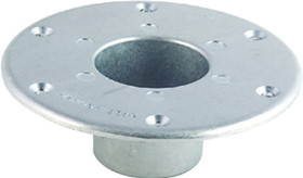 AP Products 0131112 Round Flush Mount Base Only, Chrome