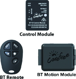 Carefree 901605 Carefree Connects Wireless Awning Control System, Control Module, BT Motion Sensor, BT Remote