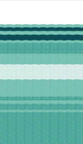 CAREFREE OF COLORADO JU158C00 1-Piece Standard Vinyl Awning Replacement Fabric, 15', Teal Fade on Both Sides, White Weatherguard