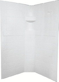 Specialty Recreation NSW3434W Neo Shower Wall&#44; 34" x 34" x 67"&#44; White