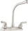 Bristol 20380R340NABX Utopia 8" High Rise Kitchen Faucet&#44; Brushed Nickel w/Tea Pot Handles, Price/EA