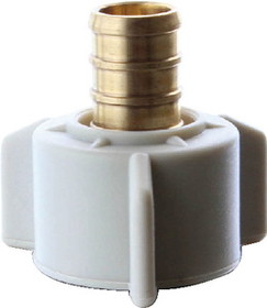 Bristol 49BPSA44G QestPEX Swivel Adapter w/ Plastic Nut - 1/2" PEX x 1/2" FPT Swivel