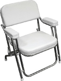 Wise 3316784 Deck Chair&#44; Brite White, 3316-784