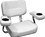 Wise 3366-784 3366784 Pro Series Offshore Helm Chair&#44; Arctic Ice White, Price/EA