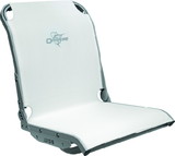 Wise 3373784 Aero X Boat Seat, White Mesh w/Silver Frame, High-Back