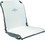 Wise 3373784 Aero X Boat Seat, White Mesh w/Silver Frame, High-Back, Price/EA