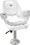 Wise 8WD007-710 Deluxe Pilot Chair w/Padded Arm Rests & Cushions&#44; White, Price/EA