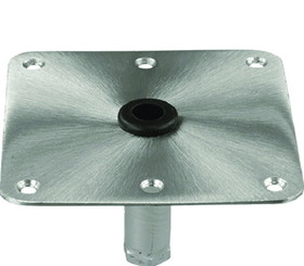 Wise 8WD30002 SS Threaded Kingpin Base Plate, 7" x 7"