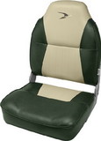 Wise Premium High Back Fishing Boat Seat - Green/Sand, 8WD640PLS-671