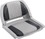 Wise WD139LS012 Deluxe Molded Plastic Fold-Down Seat w/Cushions&#44; Gray/ Charcoal Cushion, Price/EA