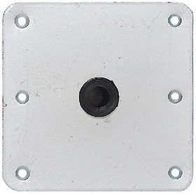 Swivl-Eze 67729-T Attwood Lock'N-Pin 3/4" Base Plate 7" x 7" Threaded Zinc Plated Steel