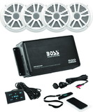 Boss Audio ASK904B64 Weatherproof Amplifier & 6.5