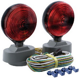 Optronics TL21RK Magnet Mount Towing Light Kit Includes 25' Wiring Harness, TL-21RK