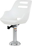 Springfield Marine 1001408-L Springfield Admiral Fixed Height Chair Package, White