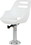 Springfield Marine 1001408-L Springfield Admiral Fixed Height Chair Package&#44; White, Price/EA