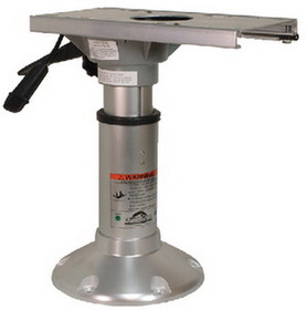 Springfield Marine 1250301 Springfield 2-7/8" Series Heavy-Duty Mainstay Pedestal Package 14-1/2" to 20" With 9" Base (Includes Base&#44; Post and Slide & Swivel)