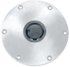 Springfield Marine 13007501 Springfield Plug-In 9" Round Aluminum 2-3/8" Base&#44; Satin Finish