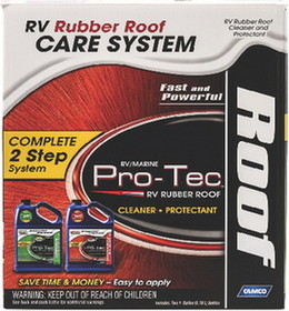 Camco 41453 Pro-Tec Rubber Roof Care System&#44; 2ea 1-Gal Containers