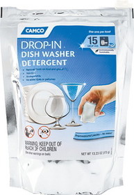 Camco Dishwashing Detergent Drop-Ins&#44; 15/pk, 41599