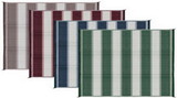 Camco Open Air Stripe Awning Leisure Mat, 6' x 9'