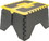 Camco 43638 9" Plastic Folding Step Stool&#44; Khaki/Black, Price/EA