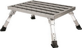 Camco 43676 Adjustable Height Aluminum Platform Step Stool