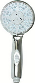 Camco Shower Head&#44; Chrome w/On/Off Switch