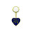Camco 53288 Enamel Keychain, RV Themed, Navy "RV" heart, Price/EA