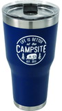 Camco 53324 Life Is Better At The Campsite Tumbler, 30 oz., Navy