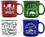 Camco 53357 Ceramic Mug, 14 oz., 4/pk, Assorted Colors, Price/PK