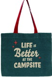 Camco 53481 Tote Bag, Life Is Better Campsite, Navy