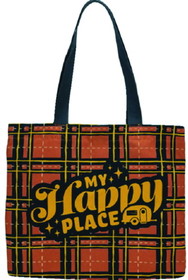 Camco 53482 Tote Bag, My Happy Place Red Plaid