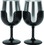Camco 53485 Wine Tumblers, 8 oz., Black, 1 pr., Price/PK