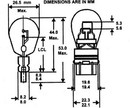 Camco Miniature Light Bulb, #3157NA, 2/pk, 54857