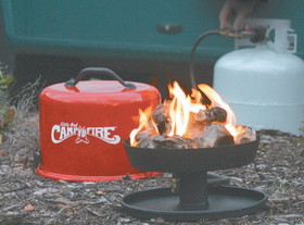 Camco 58031 Little Red Campfire (Includes 8' Propane Hose)
