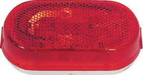Anderson Marine 108-15R Anderson Replacement Oval Combination Clearance/Side Marker Light Replacement Lens&#44; Red