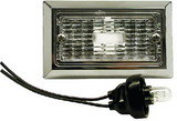 Anderson Marine E126C Anderson Utility/Courtesy Light Clear With Chrome-Plated ABS Housing