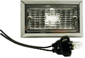 Anderson Marine E126C Anderson Utility/Courtesy Light Clear With Chrome-Plated ABS Housing