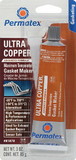 Permatex 81878 Ultra Copper Hi-Temp RTV Silicone Gasket Maker, 3 oz.