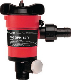 Johnson Pump 48503 Dual Port Livewell/Washdown Pump&#44; 500 GPH