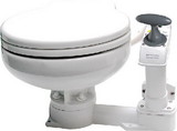 Johnson Pump 804762501 Aqua-T Super Compact Manual Toilet, 80-47625-01