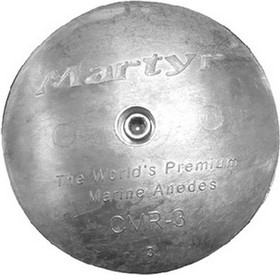 Martyr Anodes Martyr Rudder/Trim Tab Zinc Anode With Stainless Steel Slotted Head