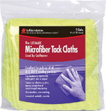 Buffalo Industries 65008 Microfiber Tack Cloths, Yellow, 2/pk